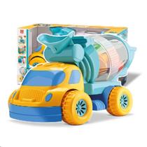 Caminhão Betoneira Thunder Trucks Brinquedo C/ Bolinhas