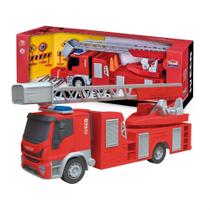 Caminhão bombeiro brinquedo iveco tector para meninos usual - Usual Plastic Caminhão bombeiro brinquedo iveco tector para meninos usual - Usual Plastic