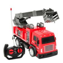 Caminhão Bombeiro City Trucks c/Controle Remoto - Polibrinq