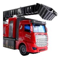 Caminhão Bombeiro Controle Remoto Brinquedo Infantil