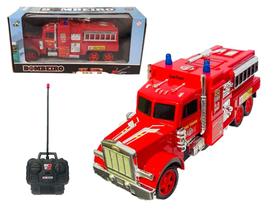 Caminhão Bombeiro Controle Remoto Grande Fire Truck á Pilha - Toy King