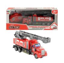 Caminhão Bombeiro Escada Articulável Luz e Controle Remoto Caminhão Bombeiro Escada Articulável Luz e Controle Remoto
