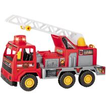 Caminhao Bombeiro Fire Com Sons E Luzes Infantil Magic Toys