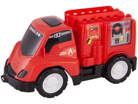 Caminhão Bombeiro Infantil Vermelho Brinquedo - Samba Toys Caminhão Bombeiro Infantil Vermelho Brinquedo - Samba Toys