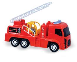 Caminhão bombeiro kit com 6 unidades diverplas