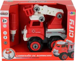 Caminhão Bombeiro Monta e Desmonta BBR Toys