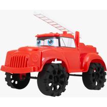 Caminhao bombeiro super truck 35x20x20c - KENDY BRINQUEDOS