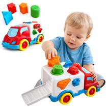Caminhao Brinquedo Bebe Encaixe Engrenagem Interativo Oferta