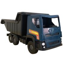 Caminhão Brinquedo Infantil Caminhãozinho Caçamba Azul