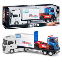 Caminhão Brinquedo Iveco S-way Carreta Copa Truck Equipe Iveco Presente Para Meninos Caminhão Brinquedo Iveco S-way Carreta Copa Truck Equipe Iveco Presente Para Meninos