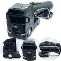 Caminhão Brinquedo Tanque Pipa Iveco Hiway Miniatura 1:30 - Usual brinquedos