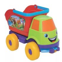 Caminhão C/ Caçamba Para Praia Brinquedo 45cm + 4 Acessórios