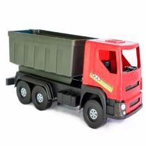 Caminhão Caçamba Basculante 3 Eixos Infantil Grande 35cm