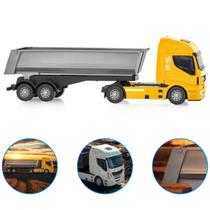 Caminhão Caçamba Basculante Brinquedo Grande 41 Cm