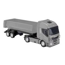 Caminhão Caçamba Basculante De Brinquedo Iveco Hi Way