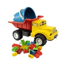 Caminhão Caçamba Bruttus com Balde e Blocos