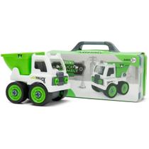 Caminhão Caçamba Construtores 21 Peças - Polibrinq BM023 Caminhão Caçamba Construtores 21 Peças - Polibrinq BM023