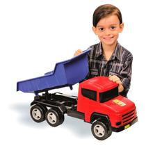 Caminhão Caçamba Infantil Grande Super Truck 0790 - Adijomar