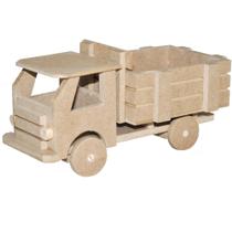 Caminhão caminhãozinho carroceria caçamba madeira mdf cru brinquedo