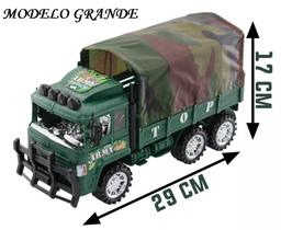Caminhão camuflado de guerra veículo exército grande a fricção