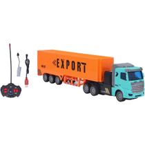 Caminhão Carreta Contêiner Controle Remoto Recarregável 4 Canais Caminhão Carreta Contêiner Controle Remoto Recarregável 4 Canais