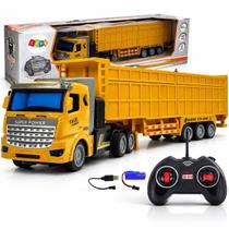 Caminhão Carreta De Controle Remoto Bateria Recarregavel Caminhão Carreta De Controle Remoto Bateria Recarregavel