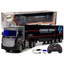 Caminhão Carreta Recarregável Com Controle Remoto 4 Canais Caminhão Carreta Recarregável Com Controle Remoto 4 Canais