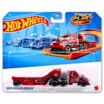 Caminhão Carrinho Hot Wheels Track Fleet Stars Mattel 1/64
