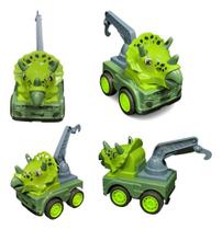 Caminhão Carrinho Mini Dinossauro Fricção Obras Brinquedo