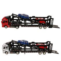 Caminhão Cegonha De Ferro com 2 carrinhos Colecionáveis Caminhão Cegonha De Ferro com 2 carrinhos Colecionáveis