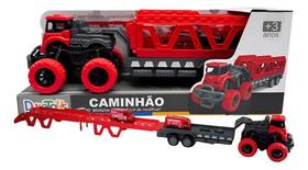 Caminhão Cegonha Grande Para Carrinhos Brinquedo Infantil