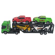 Caminhão Cegonheira de Brinquedo com 4 Carrinhos Brinquedo Infantil