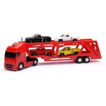 Caminhão Cegonheira Diamond Truck Vermelho