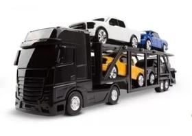 Caminhão Cegonheira Petroleum Com 4 Caminhonetes Roma 1470 Caminhão Cegonheira Petroleum Com 4 Caminhonetes Roma 1470