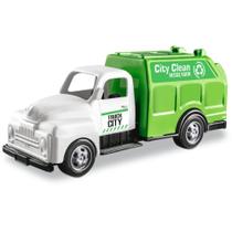 Caminhão Classic CITY Service Lixeiro com Porta Abrível 23CM Roda Livre Caminhão Classic CITY Service Lixeiro com Porta Abrível 23CM Roda Livre