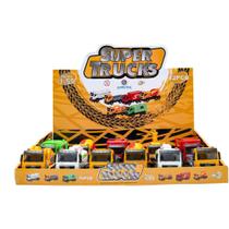 Caminhão Coleção Profissões Super TRUCK Display com 12 Unidades Caminhão Coleção Profissões Super TRUCK Display com 12 Unidades