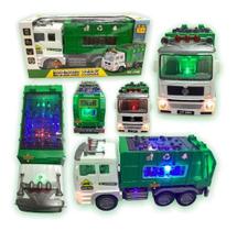 Caminhão Coletor de Lixo com Luz e Som - Toy Wheels