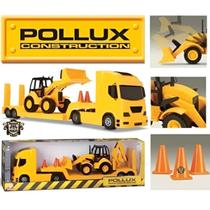 Caminhao Com Trator Brinquedo Ideal Para Presentear