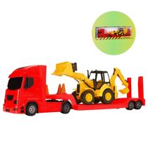 Caminhão Com Trator Infantil Presente Perfeito Para Dia Das Crianças Caminhão Com Trator Infantil Presente Perfeito Para Dia Das Crianças