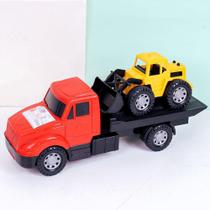 Caminhão Com Trator Infantil Roda Livre Sortidos Atacado - FMSP