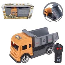 Caminhão Construção Controle Remoto Multi Funções Caçamba Carrinho Brinquedo Infantil Construtor