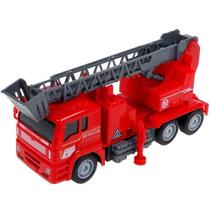 Caminhao Controle Bombeiros Carrinho Remoto Guindaste Guincho Articulavel Carro Luz E Som