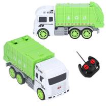 Caminhão Controle Remoto 7 Funções C/ Luz Caminhão Do Lixo