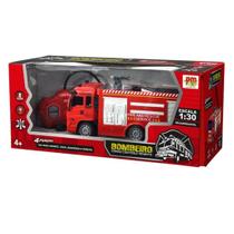 Caminhão Controle Remoto Bombeiro escala 1:30 DMToys
