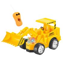 Caminhão Controle Remoto Com Luz e Musica Arciculado Dm Toys