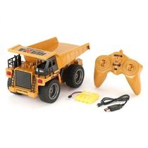 Caminhão Controle Remoto Dump Truck 6 Canais 1540 Huina 1/18