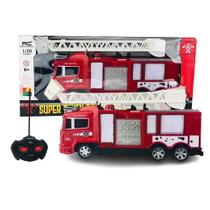 Caminhão Controle Remoto Truck Bombeiro Vermelho Caminhão Controle Remoto Truck Bombeiro Vermelho