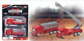 Caminhão de bombeiro brinquedo viatura resgate brinquedo - PICA PAU