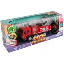 Caminhão de Bombeiro de Controle Remoto Polibrinq - 805 Caminhão de Bombeiro de Controle Remoto Polibrinq - 805