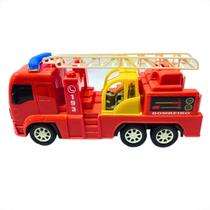 Caminhão de Bombeiro Diverplás Resgate em Plástico Brinquedo Infantil Seguro e Educativo 3